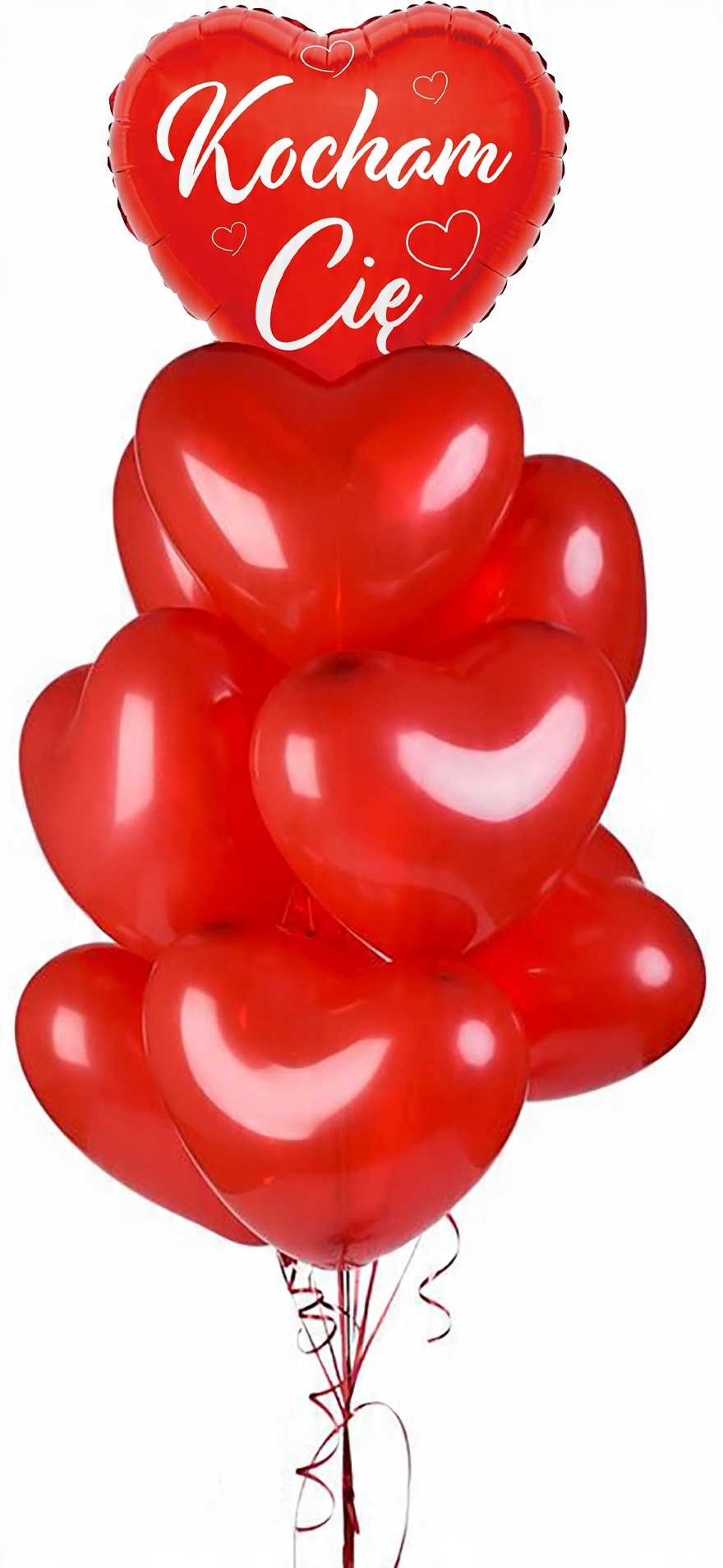 

Balony Serca Czerwone Kocham Cię Walentynki Zestaw