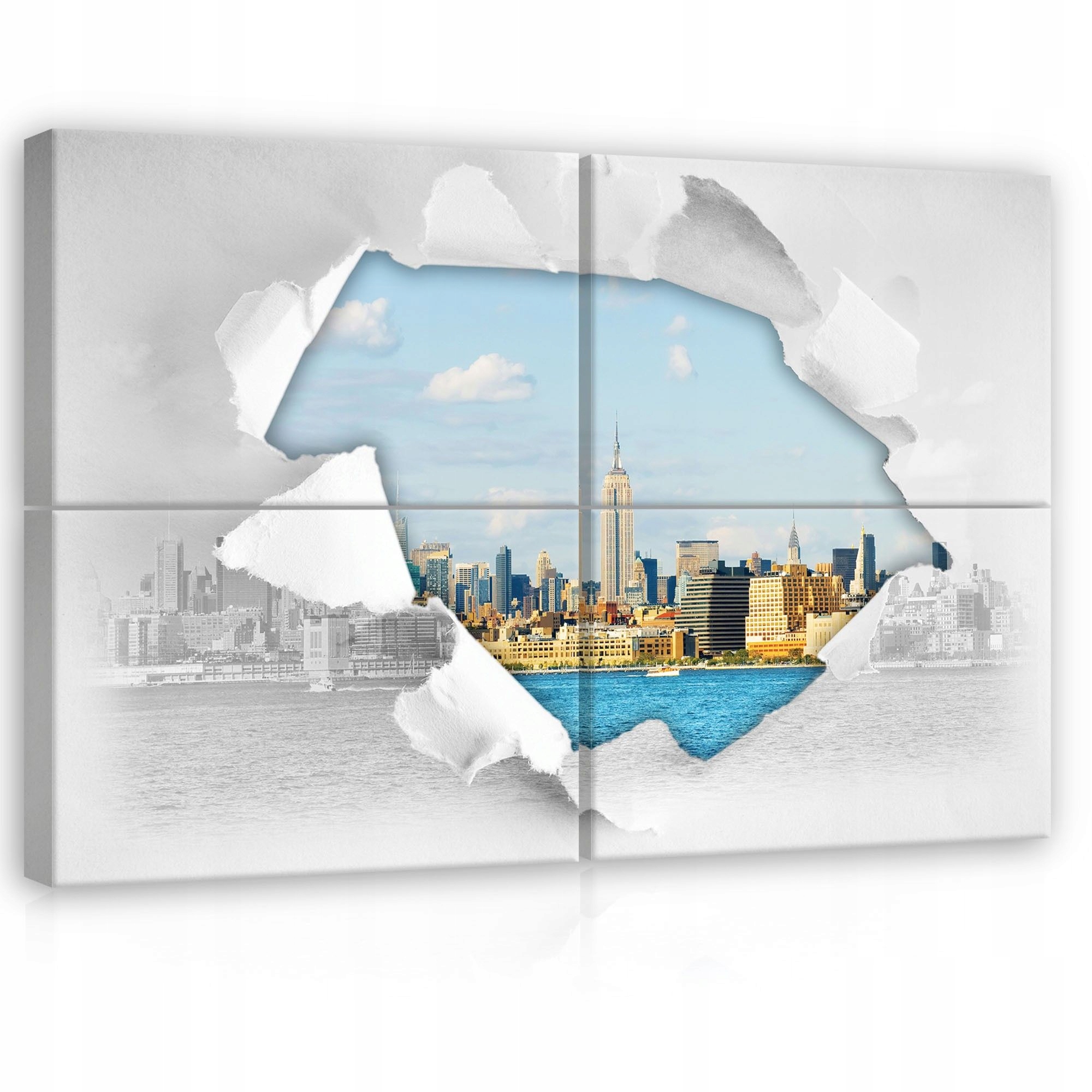 Obraz 120x80 New York mesto mestská krajina urbanistický štýl umenie