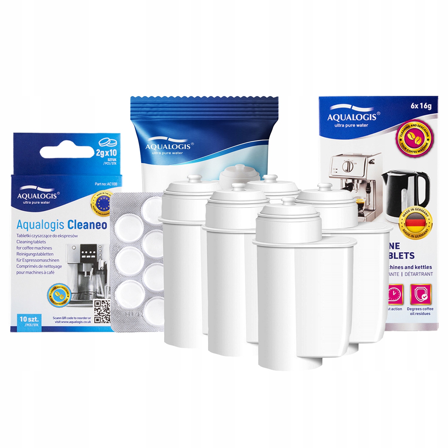 5 x vodní filtr AL-Inte pro kávovar Siemens odvápňovač Decalc tablety