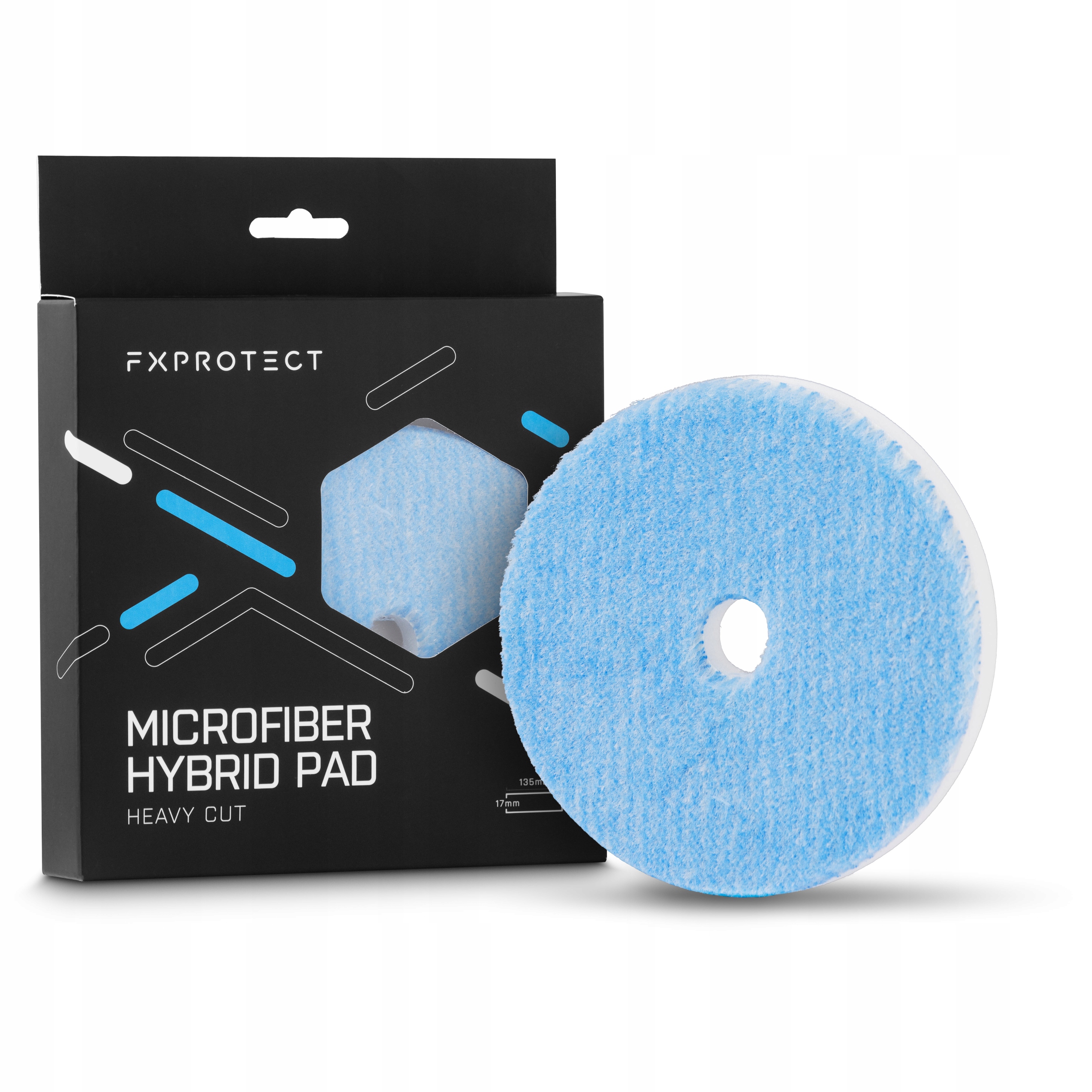 Fx Protect 135mm Microfiber Hybrid Heavy Cut Pad Polerski Mocno Tnące Futro