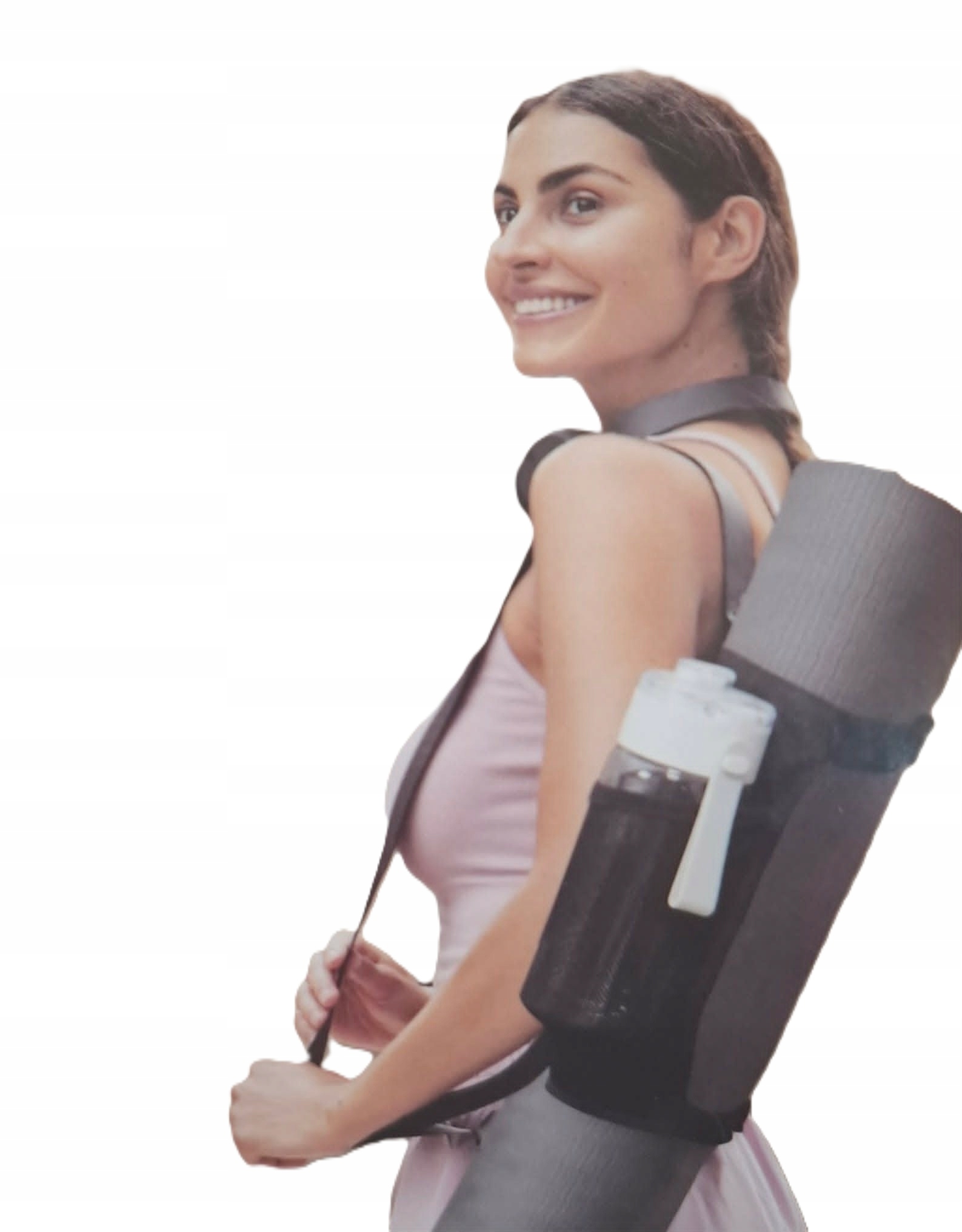 Torba Saszetka na matę do jogi i fitnessu Yoga Pouch (Czarna)