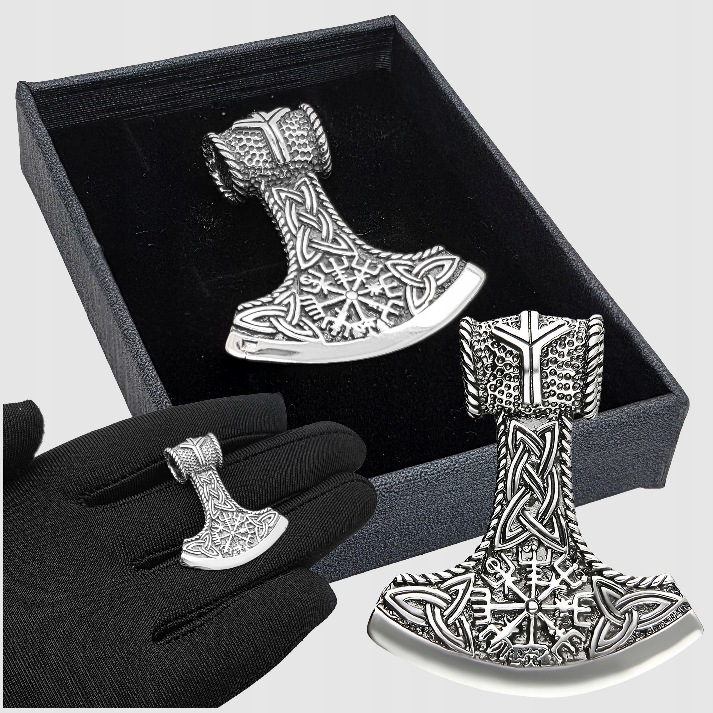 Stříbrný přívěsek ryzost 925 Přívěsek Brodex Medailon Vikingů Severská sekera