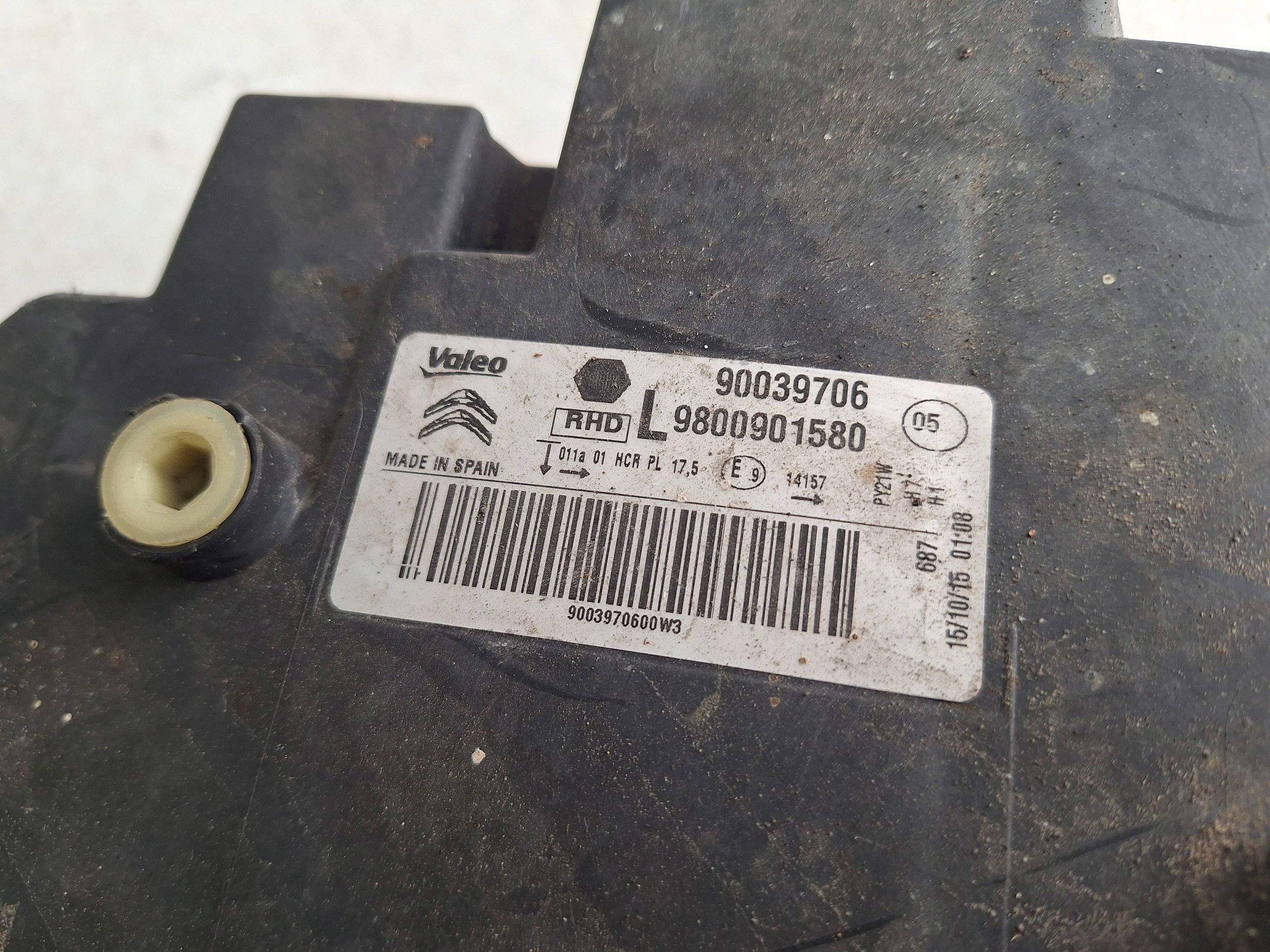 CITROEN C4 CACTUS 14-17 light left UK-ANGLIK 90039706