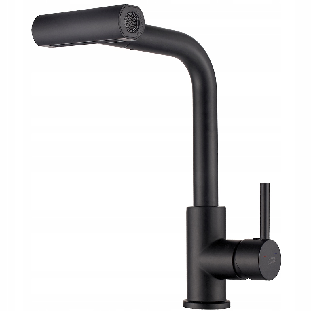 Kuchyňská Baterie Stojící S Vytáhnou Zásuvnou Víceúčelovou Hubicí Černá