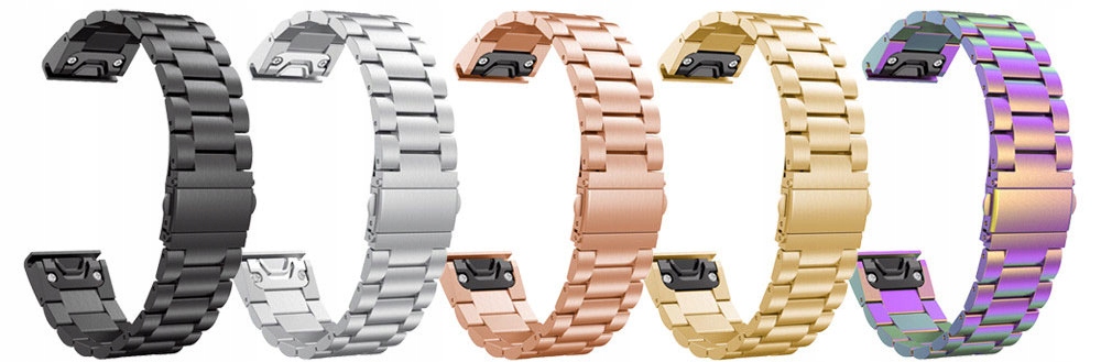 SREBRNA STALOWA Bransoleta do Garmin EPIX 2 Model Epix 2