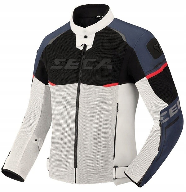 Seca Airflow III Grey/navy pánska textilná letná vetraná bunda XXL