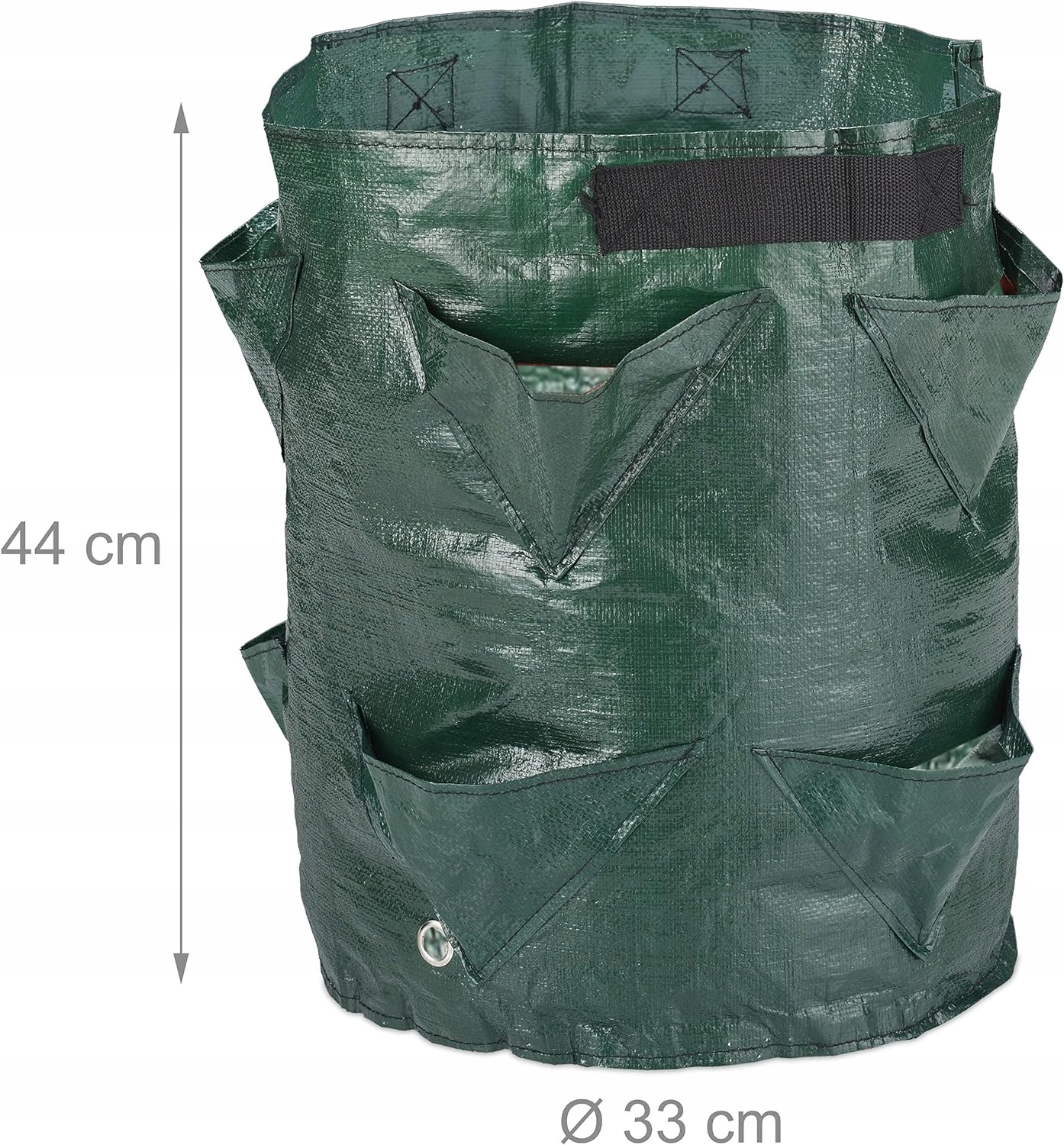 Relaxdays Worek na Rośliny Zestaw 3 szt, 44 x 33 cm EAN (GTIN) 4052025356736