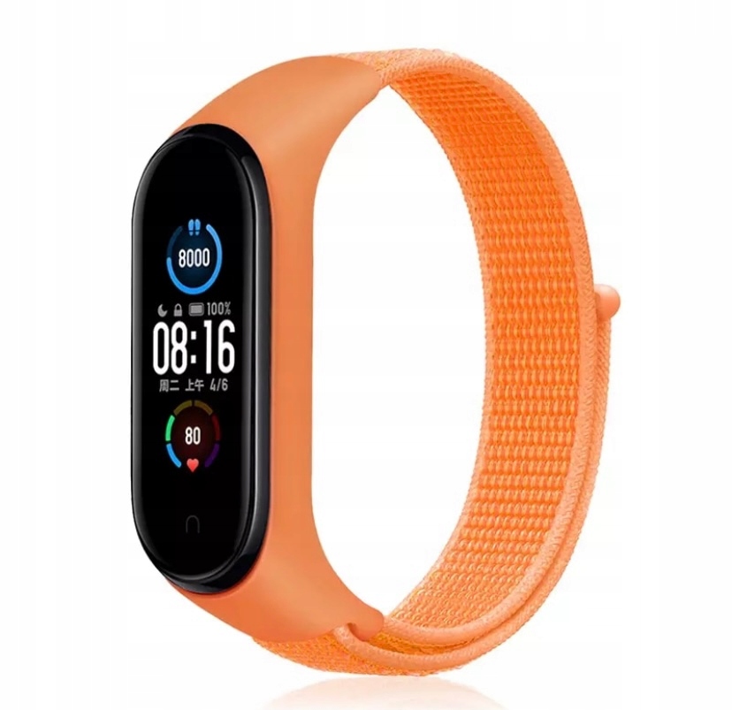 

Opaska Sportowa Do MI Band 3/4/5/6 Pomarańczowy