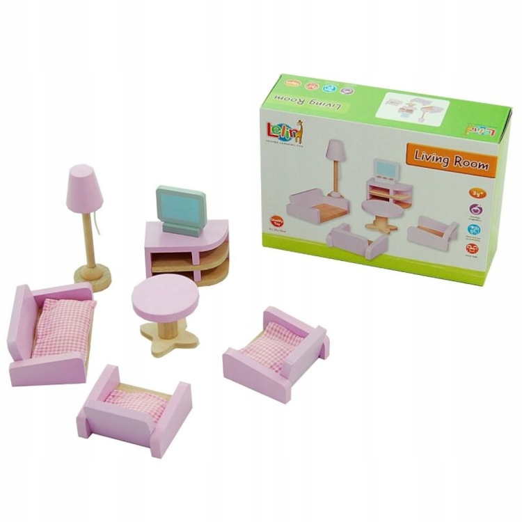 LELIN meble do domku dla lalek salon Marka Lelin