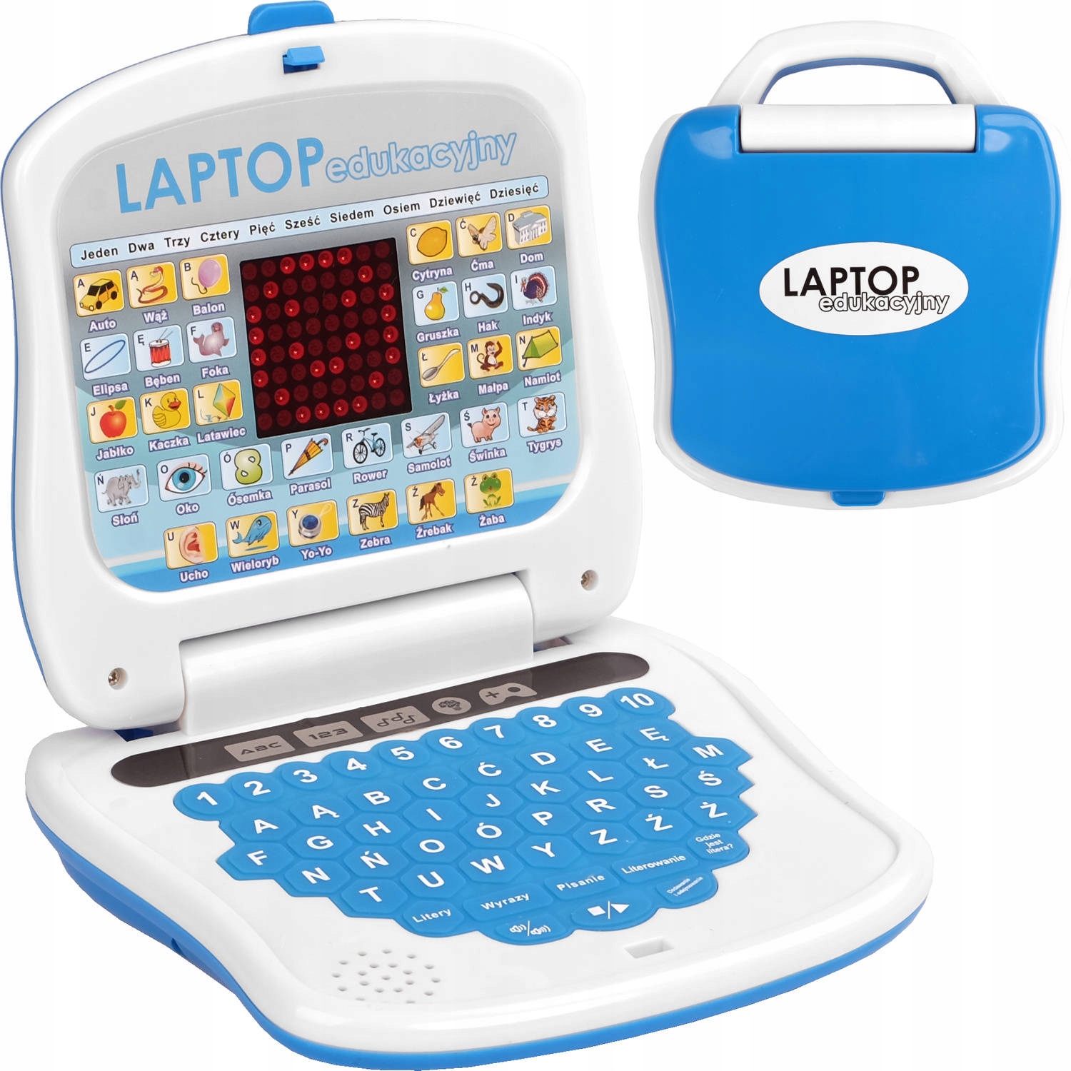 

Laptop Edukacyjny Dla Dzieci polski Ekran Led