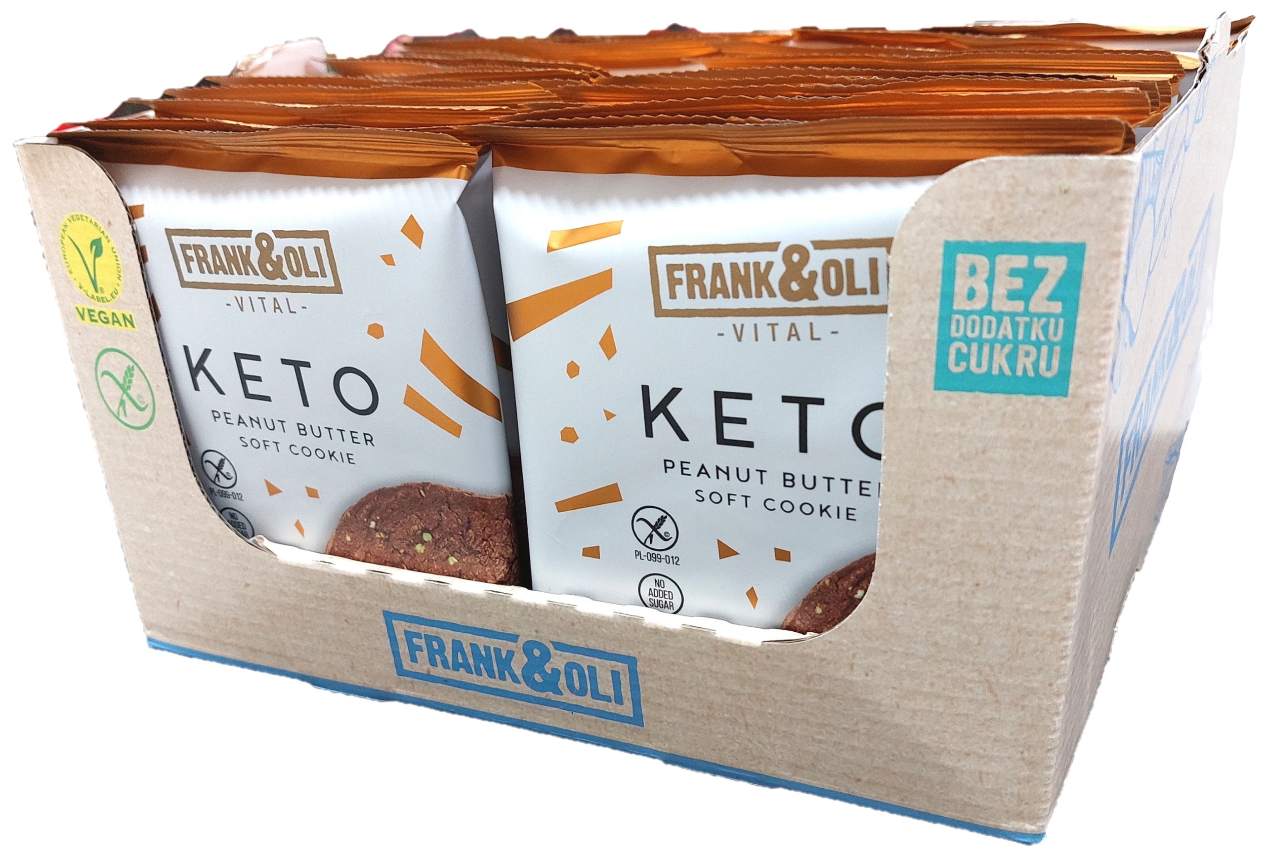 Levně Keto Frank&oli Peanut Butter 24ks