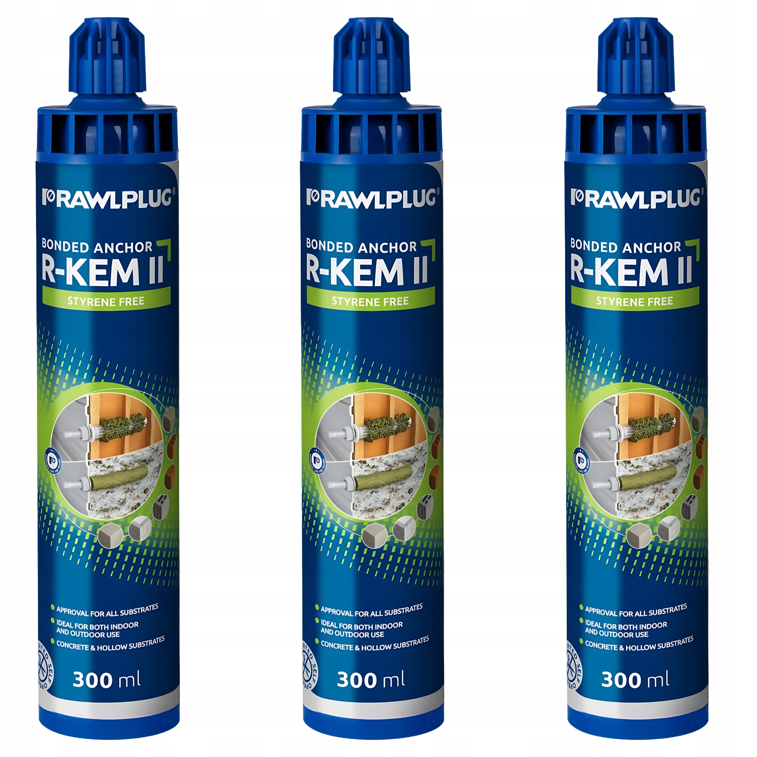Chemická kotva Rawlplug R-kem-ii 300 ml pro betonu polyester bez styrenu