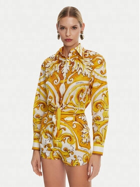 dolce gabbana Damskie Koszula DOLCE&GABBANA-F5S65T FI5JK HG5DQ Żółty