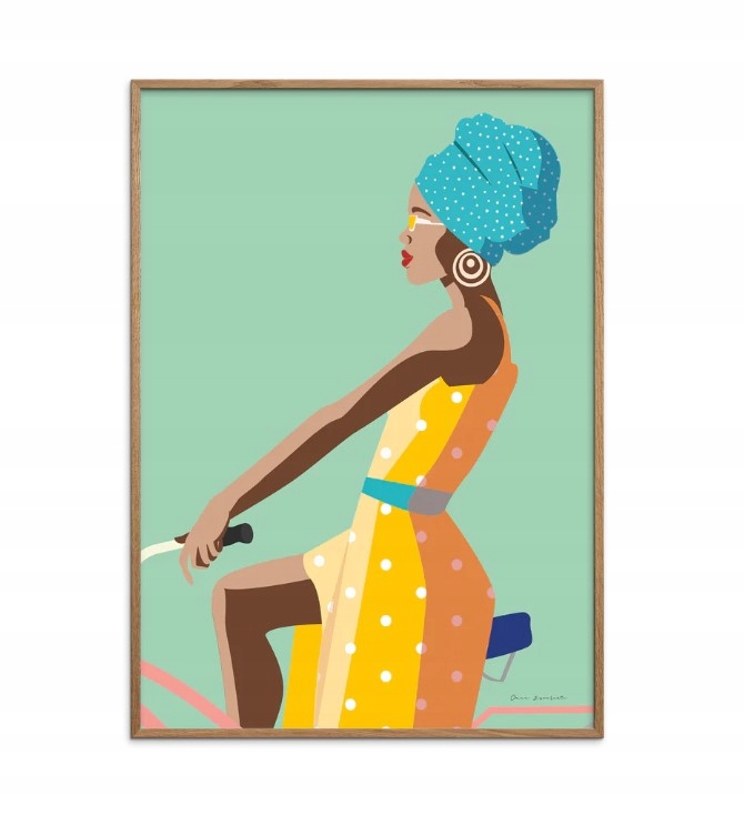 Plakát a rám Divoké jablko Letní dívka II 30x40cm