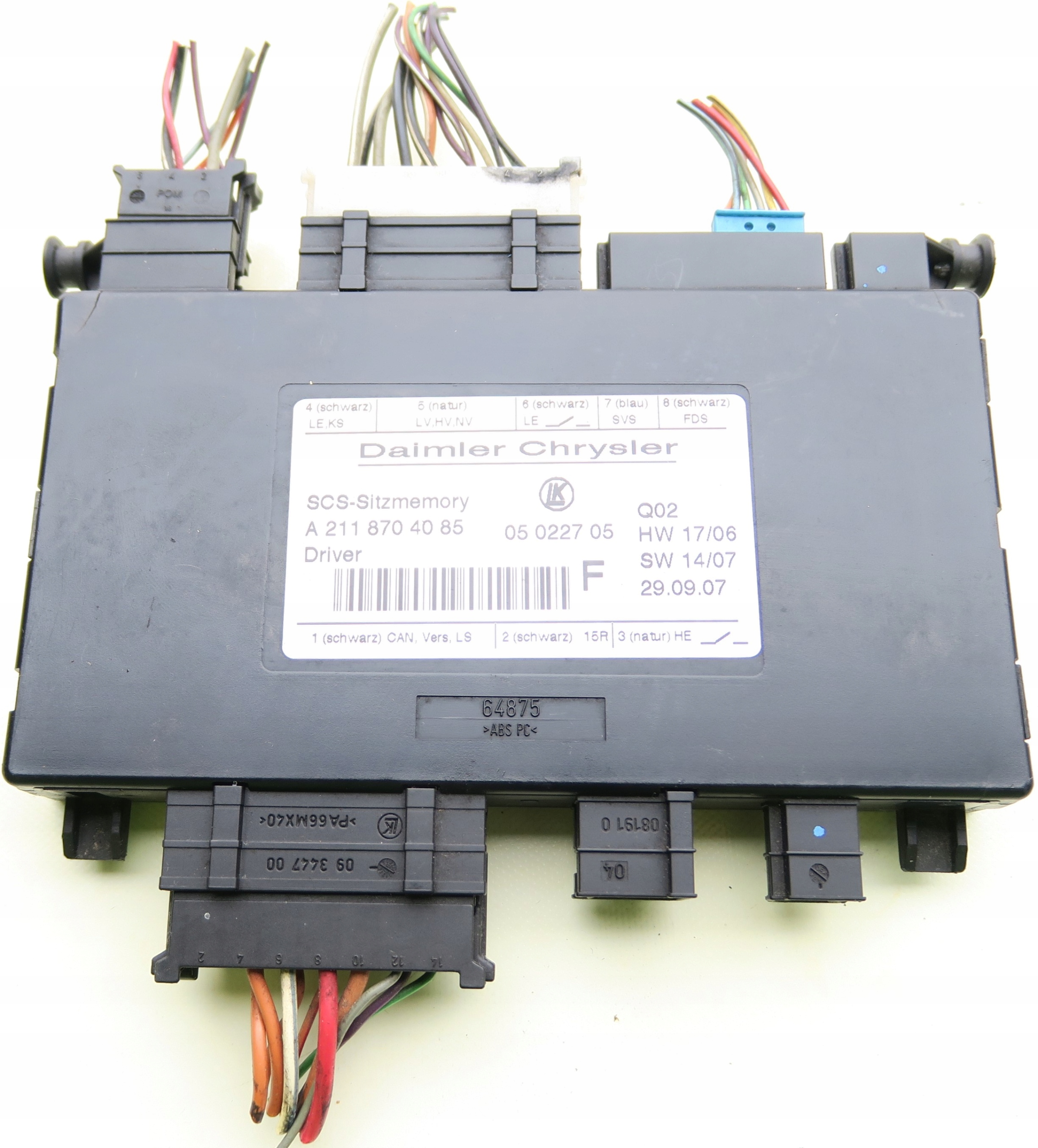 MODUŁ FOTELA MERCEDES ML W164