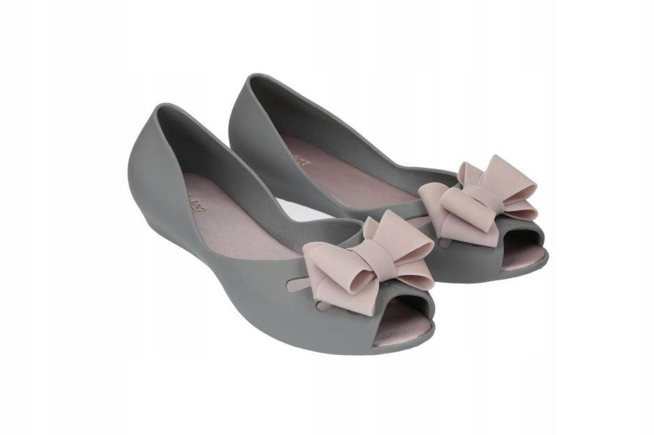 

Buty Baleriny LOFT37 wstążka guma Szare *39 U