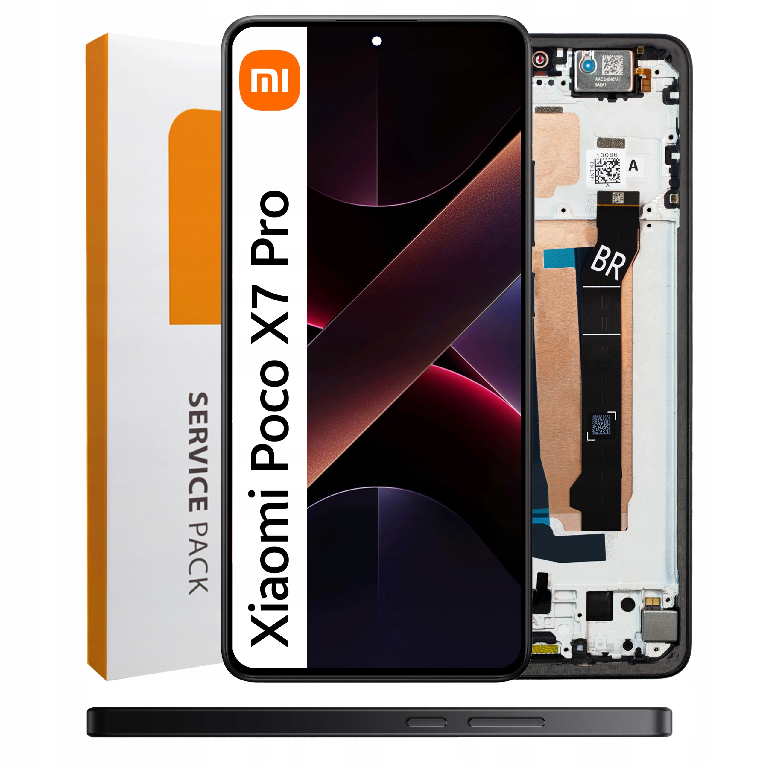 Displej pre Xiaomi Poco X7 Pro LCD displej Rámček čierny Originál Zila