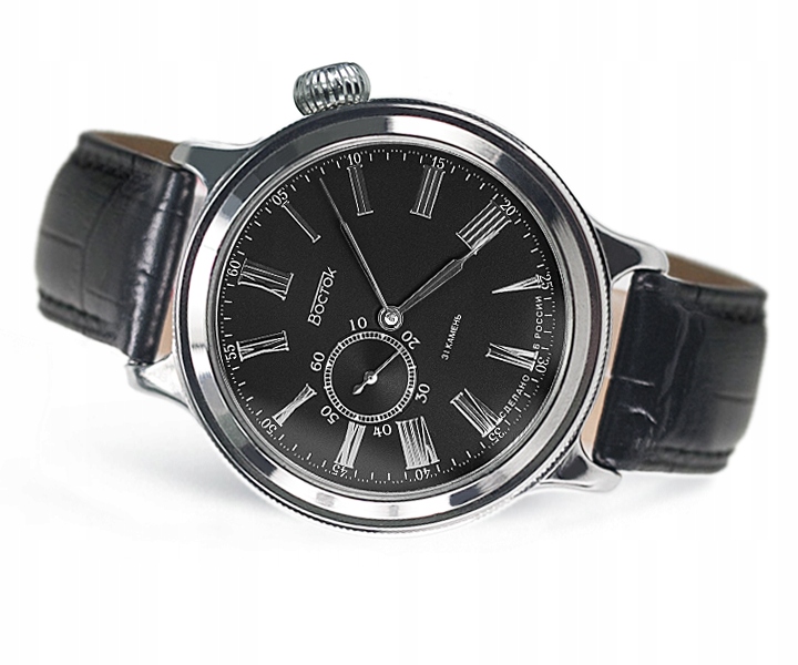 Hodinky Vostok Retro Klasické Automatické 550095 Černé