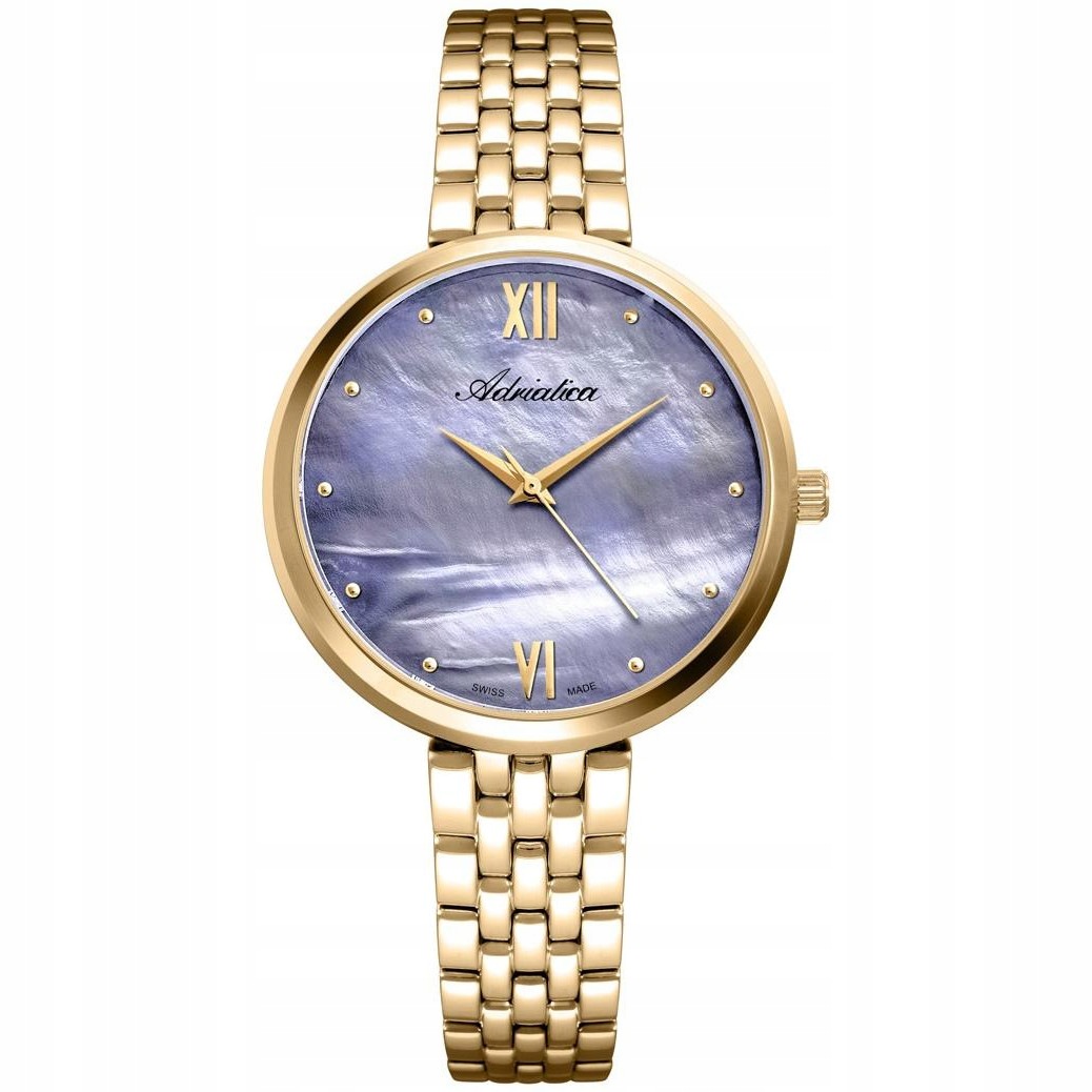 Dámské hodinky Adriatica A3760.118WQ zlaté