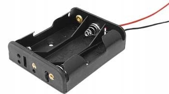 Koszyk Na 3 Baterie Aa R6 1.5V Płaski
