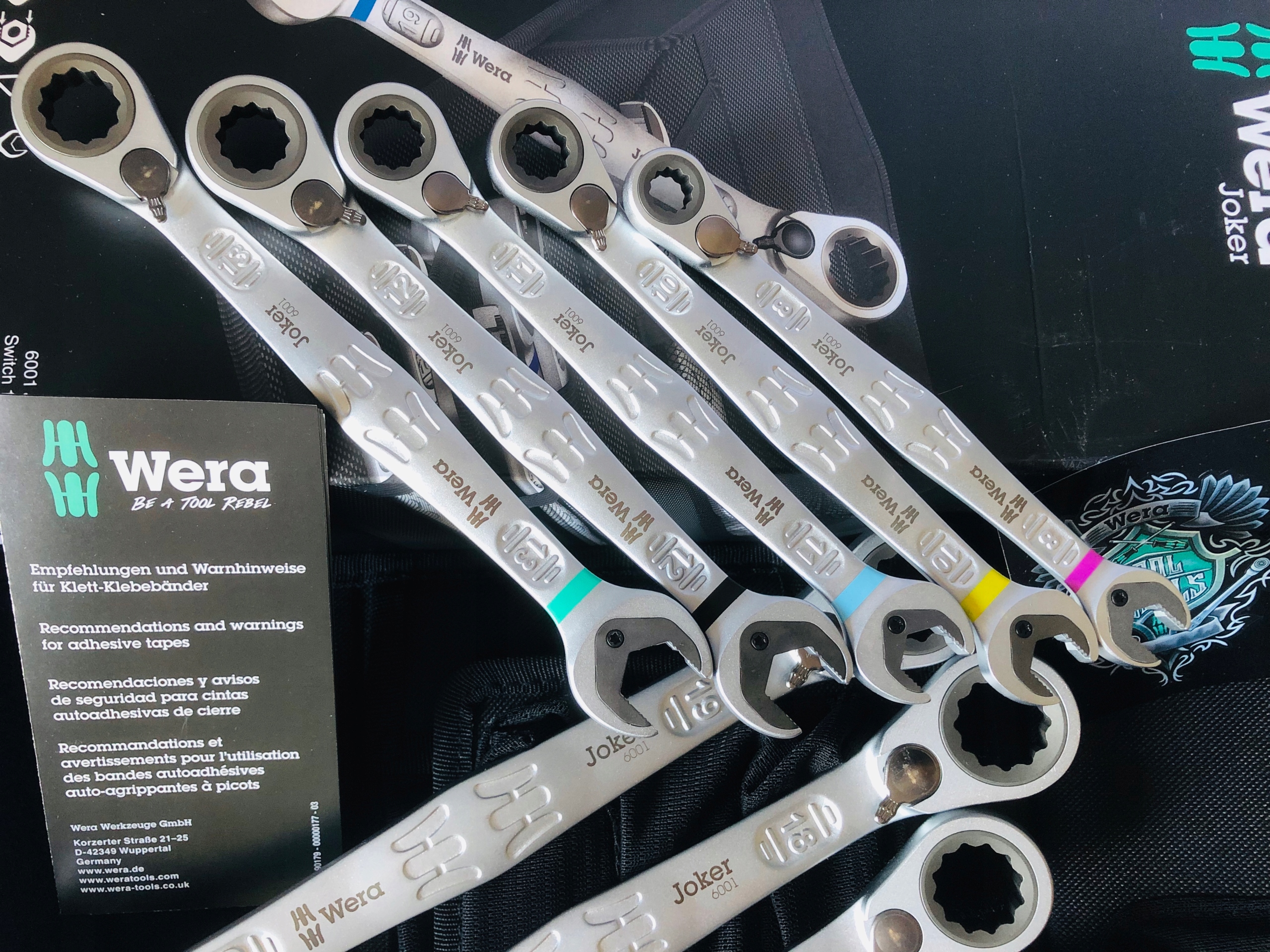 Zestaw kluczy płasko-oczkowych z grzechotką Wera 05020091001