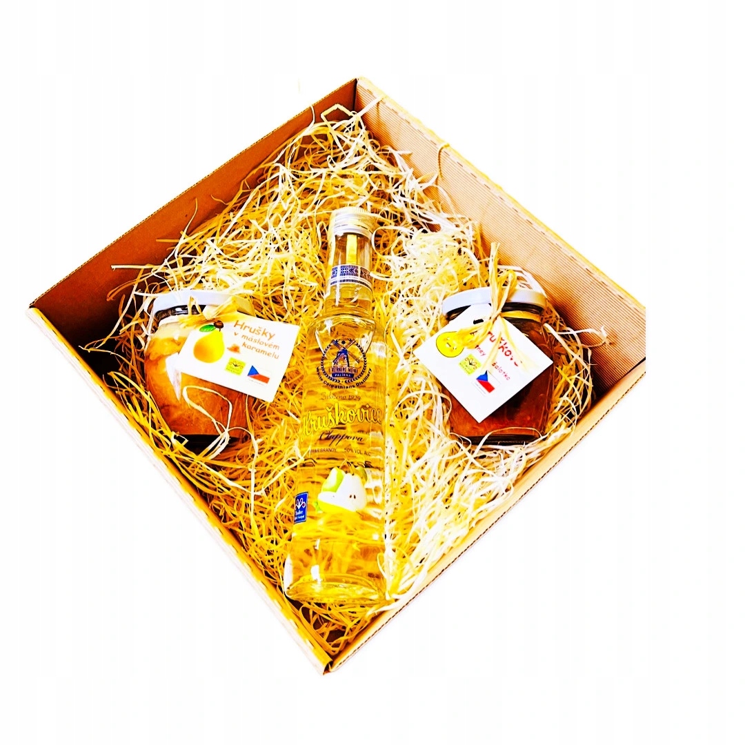 Levně Horňácká farma Hruškový balíček s hruškovicí, hruškami v karamelu a hruškov