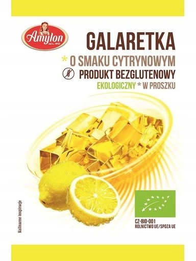 Levně 9 x Amylon Želé s citronovou příchutí, bezlepková, Bio 40 g