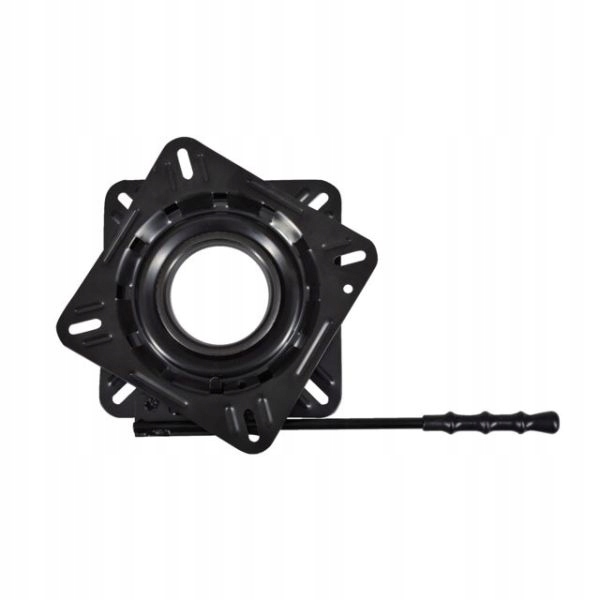 Podstawa Obrotowa Fotela Jachtowego Z Blokadą 175 x 175 MM Czarna