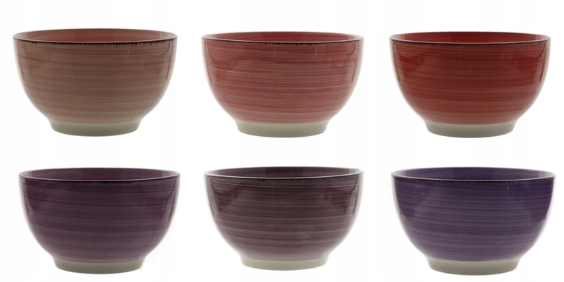 

Zestaw Misek miseczek 6szt Baita Amethyst ceramika