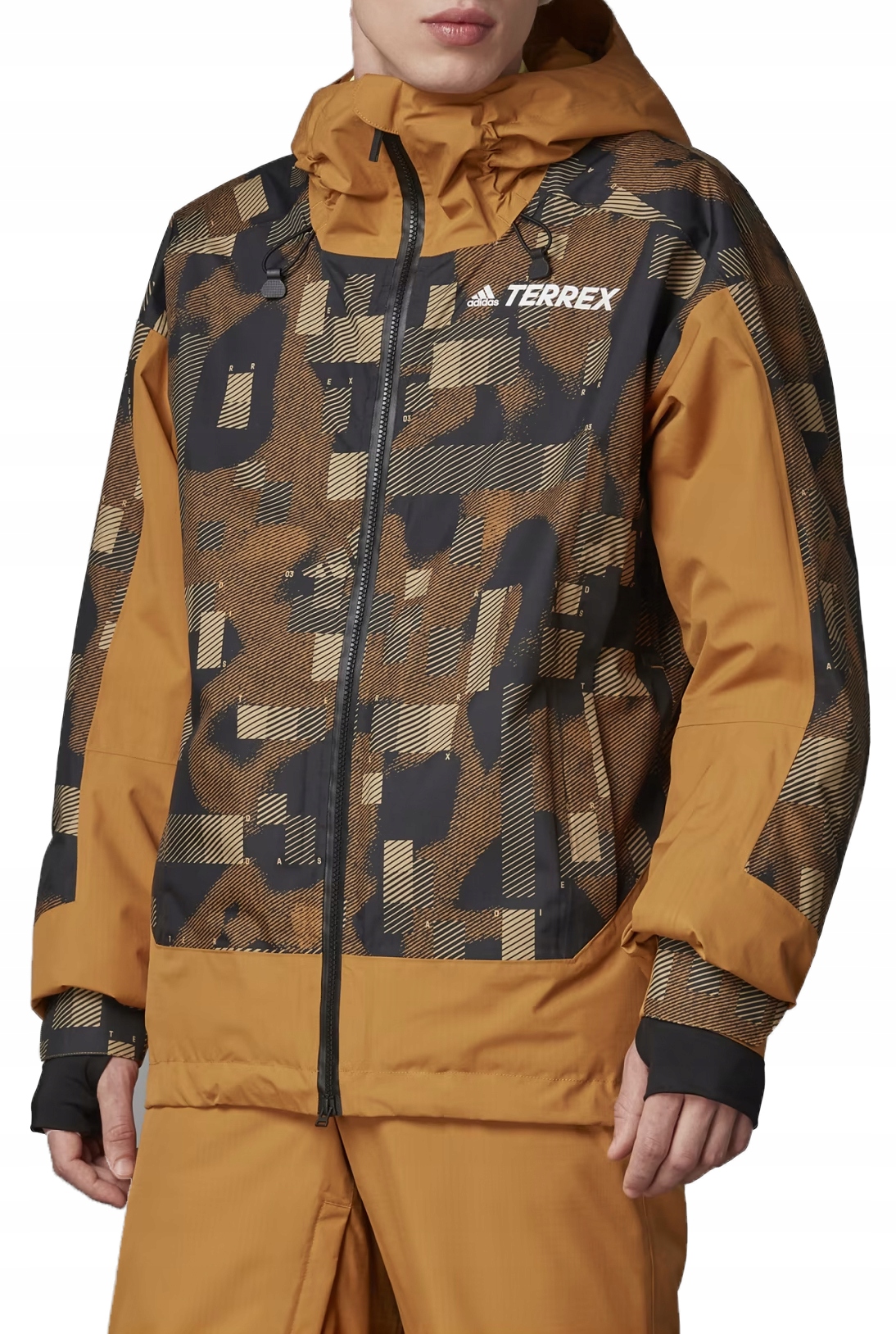 Kurtka Męska Snowboardowa Narciarska Wodoodporna Adidas Terrex Primaloft XL