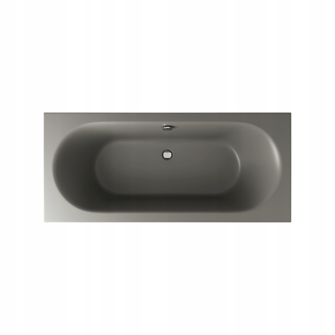 Oceana Slim 180x80 cm obdélníková vana šedá matná, moderní design