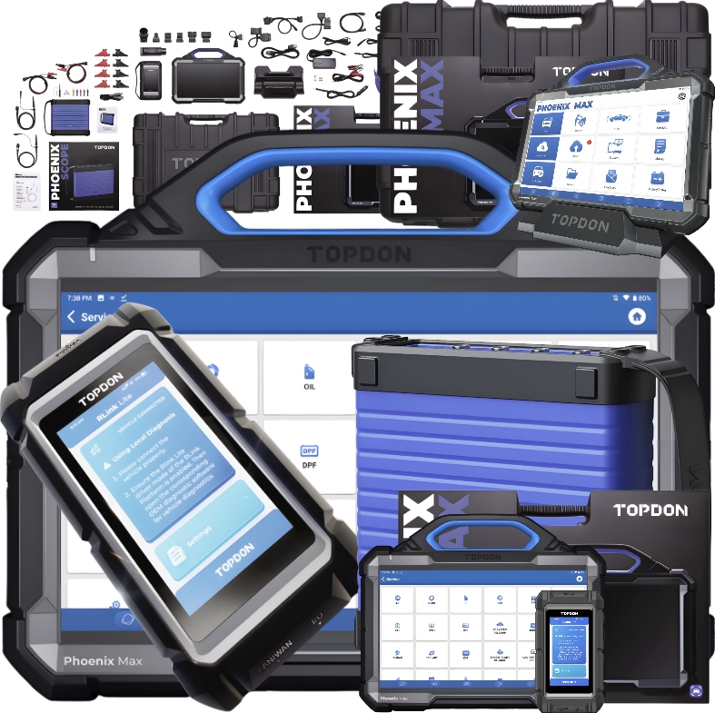 Diagnostický tester Topdon Max J2534 Osciloskop