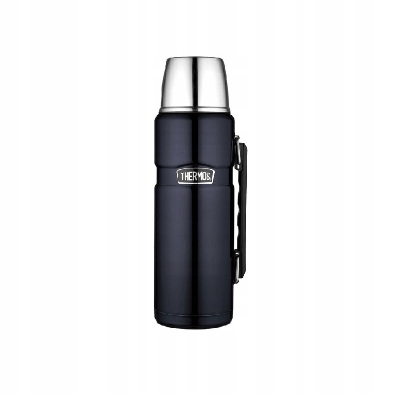 Termoska na nápoje 1.2 L s držákem – tmavě modrý (Thermos)