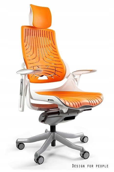 Fotel Wau biały Elastomer Unique kauczuk Mango