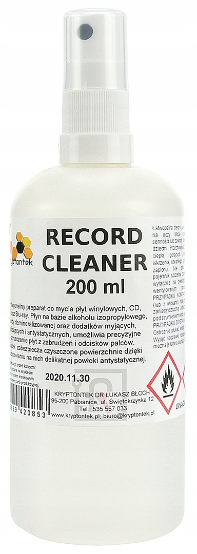 

Record Cleaner 200 Do Czyszczenia Odcisków Palców