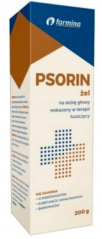 

Psorin Żel Farmina Łuszczyca Świąd