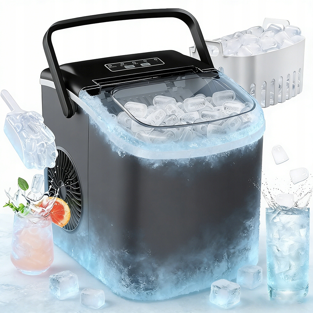 Výrobník Ledu S Nízkým Hlukem, Rychlé Vytvoření Ledu Po 6 Minutách