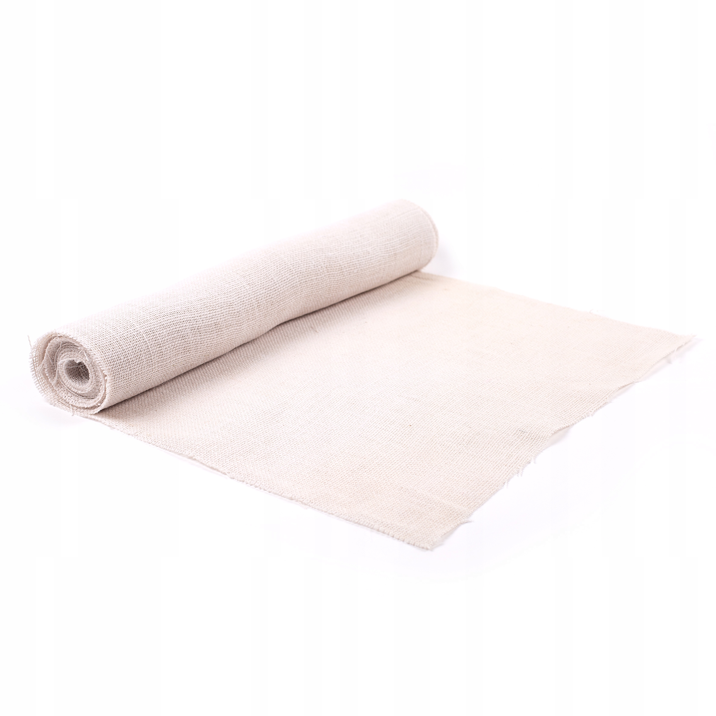 

Tkanina Jutowa Biała Juta Bielona 50 CM Na Metry