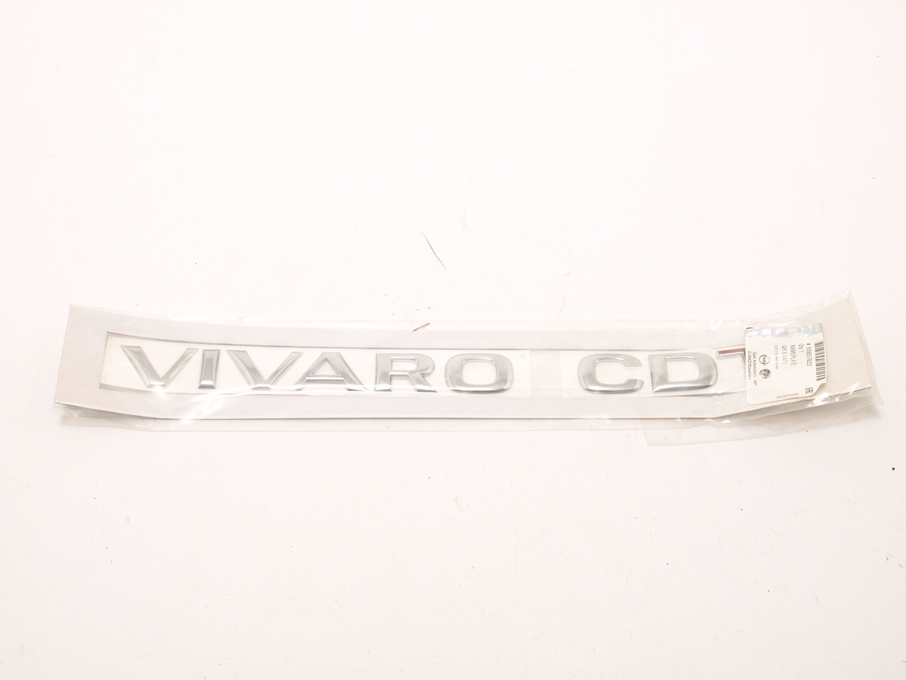 Opel Vivaro napis emblemat "VIVARO CDTI" 93857822, S640698099