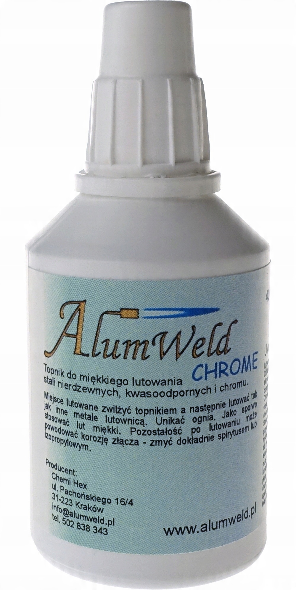 

F02S Topnik do Lutowania Stali Nierdzewnej 40 ml.
