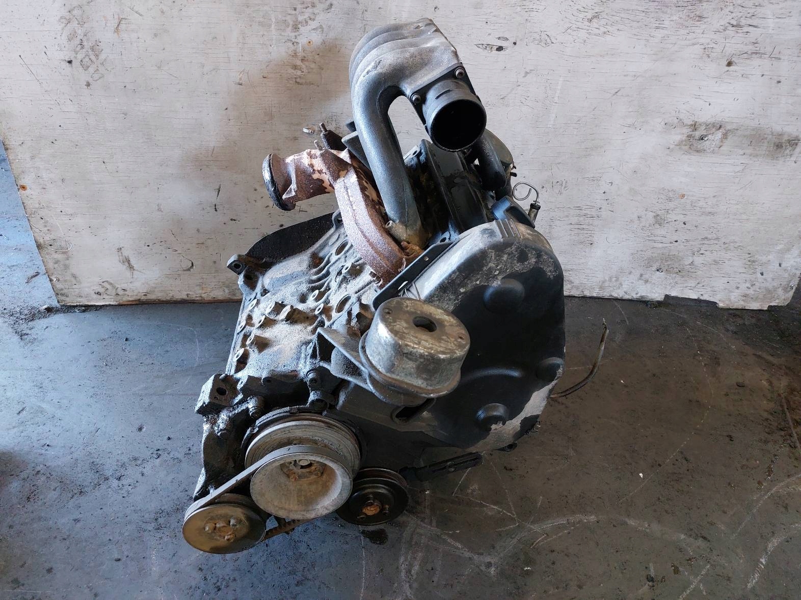 engine DIESEL + UKLAD injection VOLKSWAGEN TRANSPORTER T4 AHU 1.9 TD
