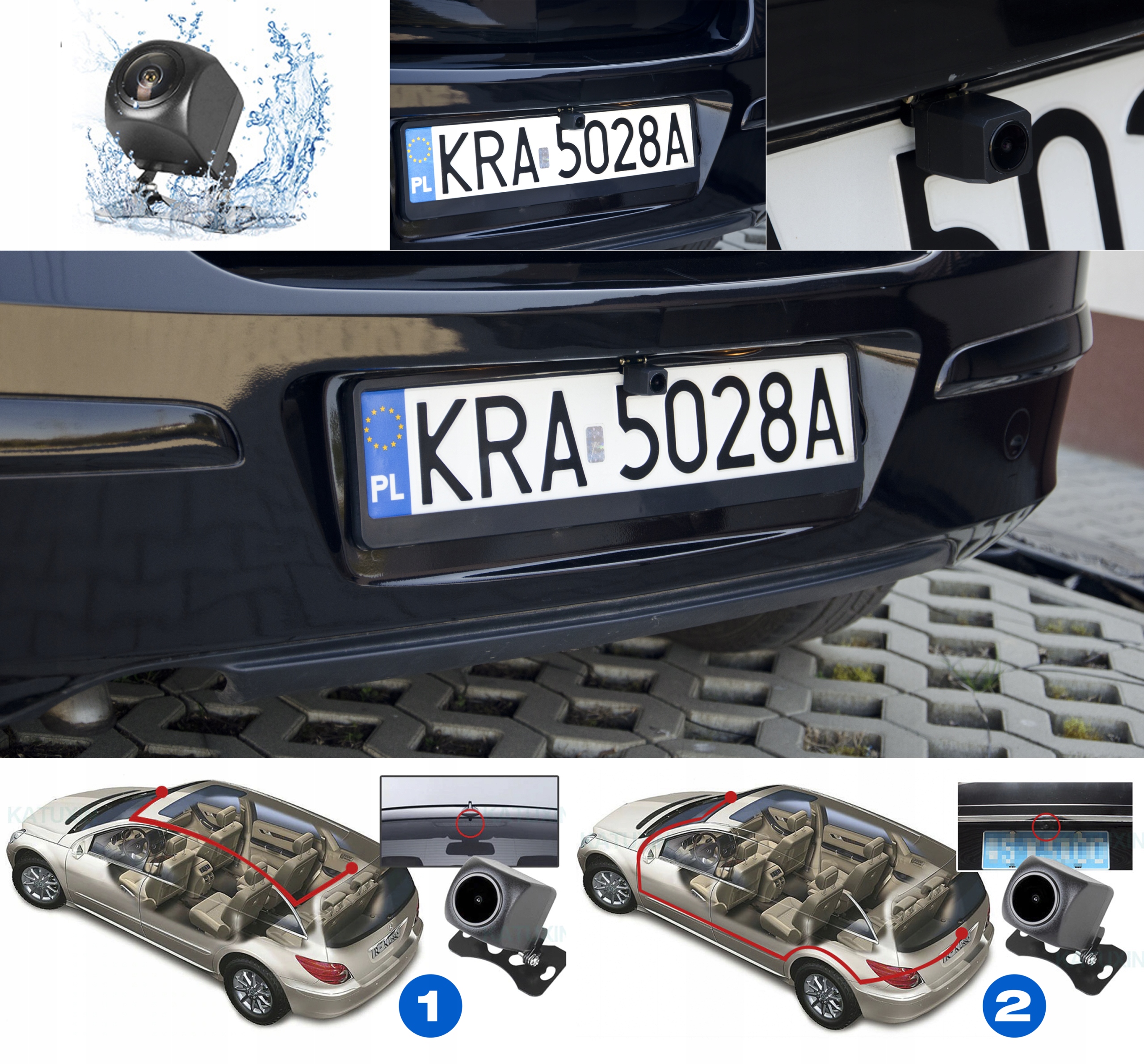 Kamera Rejestrator lusterko 2K FHD HS900PRO SONY Resolution QHD 2560 x 1440