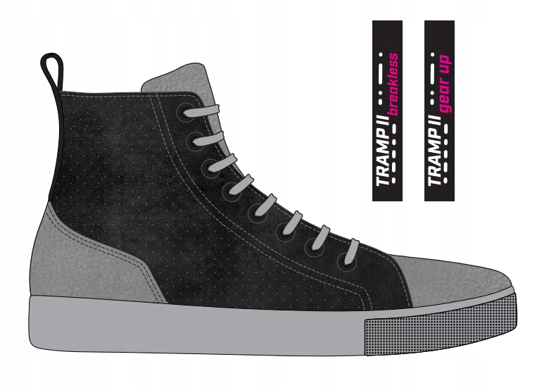 BUTY SKÓRZANE REBELHORN TRAMP II LADY BLACK/GREY 37 Rozmiar 37