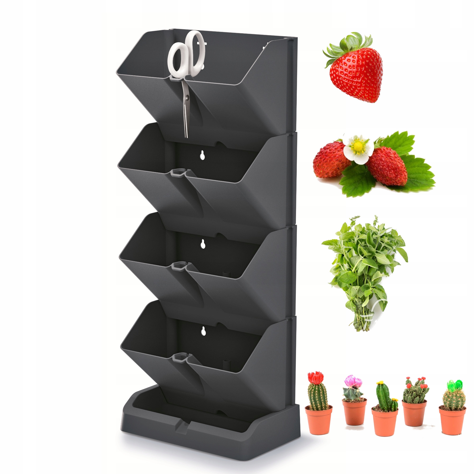 

Ogród wertykalny ściana kaskada zielnik kwietnik