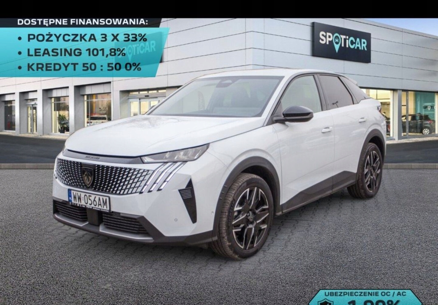 Peugeot 3008 1.2 PureTech mHEV Allure e-DCS6 Bogata Wersja Od Reki SalonPL