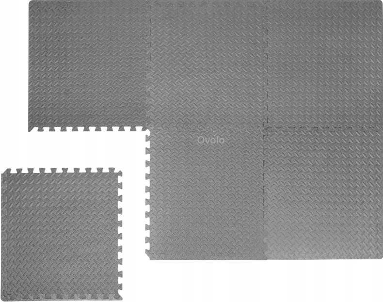 Ochranná Gumová Podložka Puzzle 60x60 Do Posilovny Pod Vybavení 6 Kusů