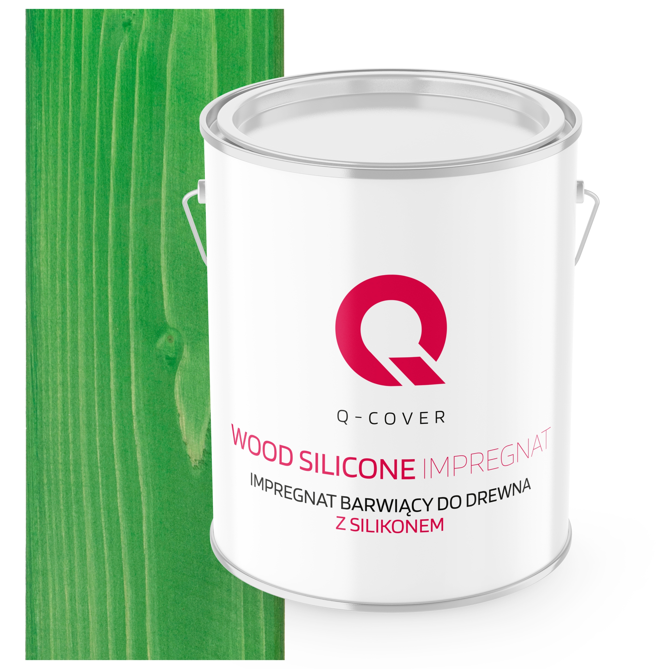 Impregnace Na Dřevo Barvící Se Silikonem Chron Barva Zeleň Mátová 2,5L Uv