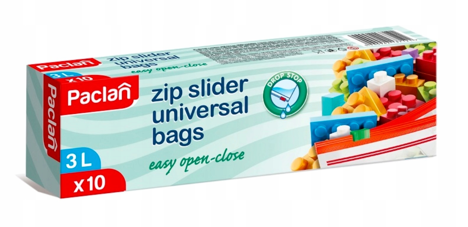 

Woreczki z suwakiem uniwersalne Paclan 3L/ 10 szt.