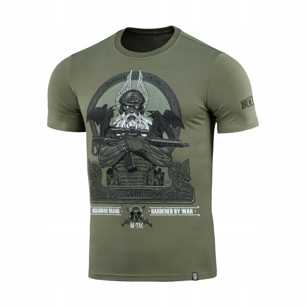 M-Tac Koszulka T-shirt Męska Bawełna Wojskowa Odin Light Olive M