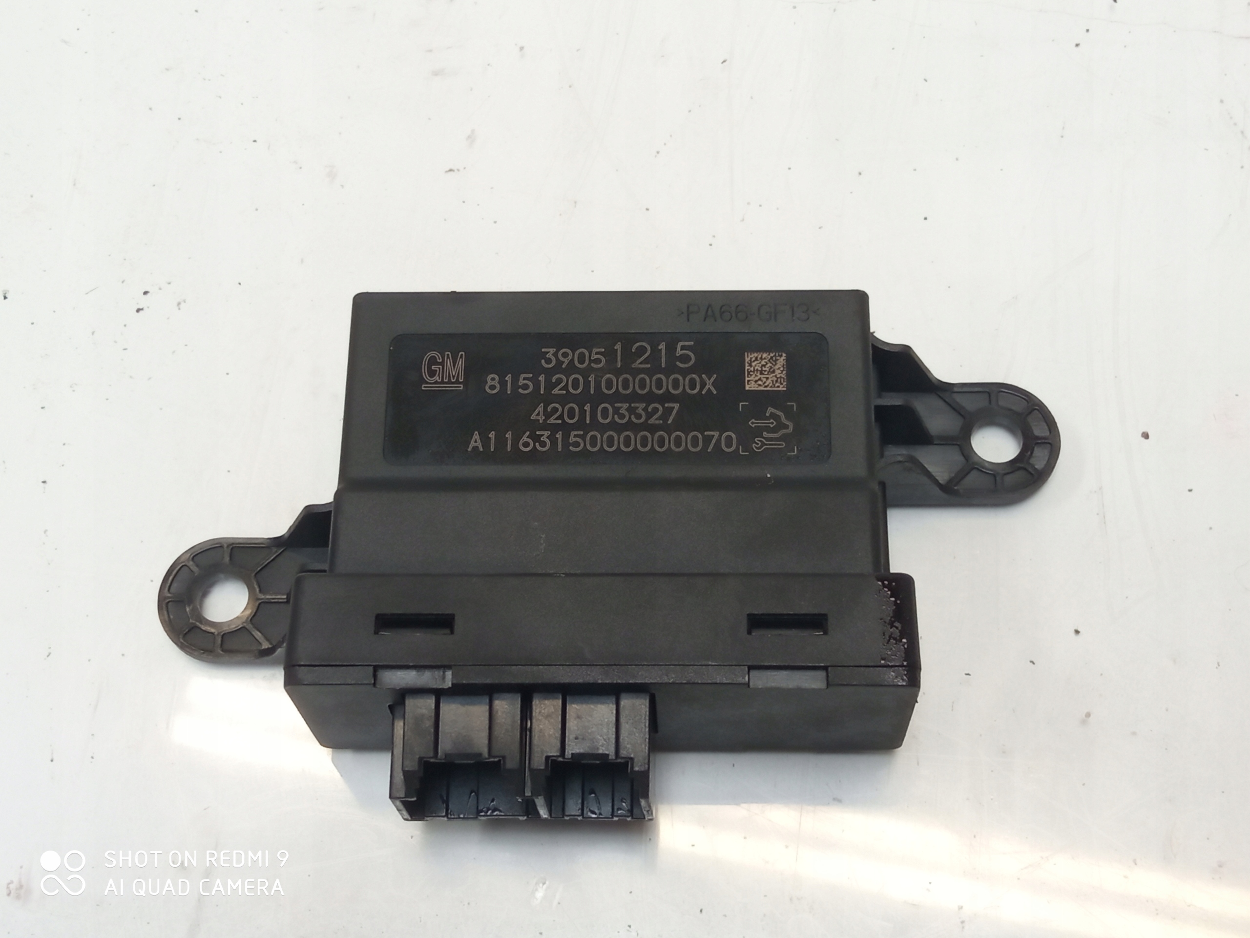 OPEL ASTRA K 5 V modulo Centralina PDC 39051215